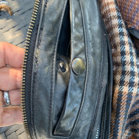 Sea Dream leather black motorcycle jacket Men’s L - Picture 10 of 16